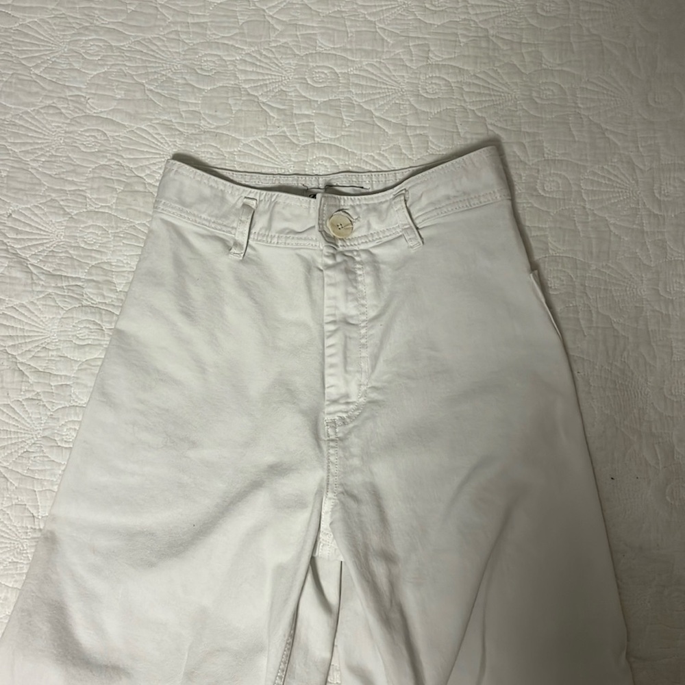 White Zara marine pants size 6